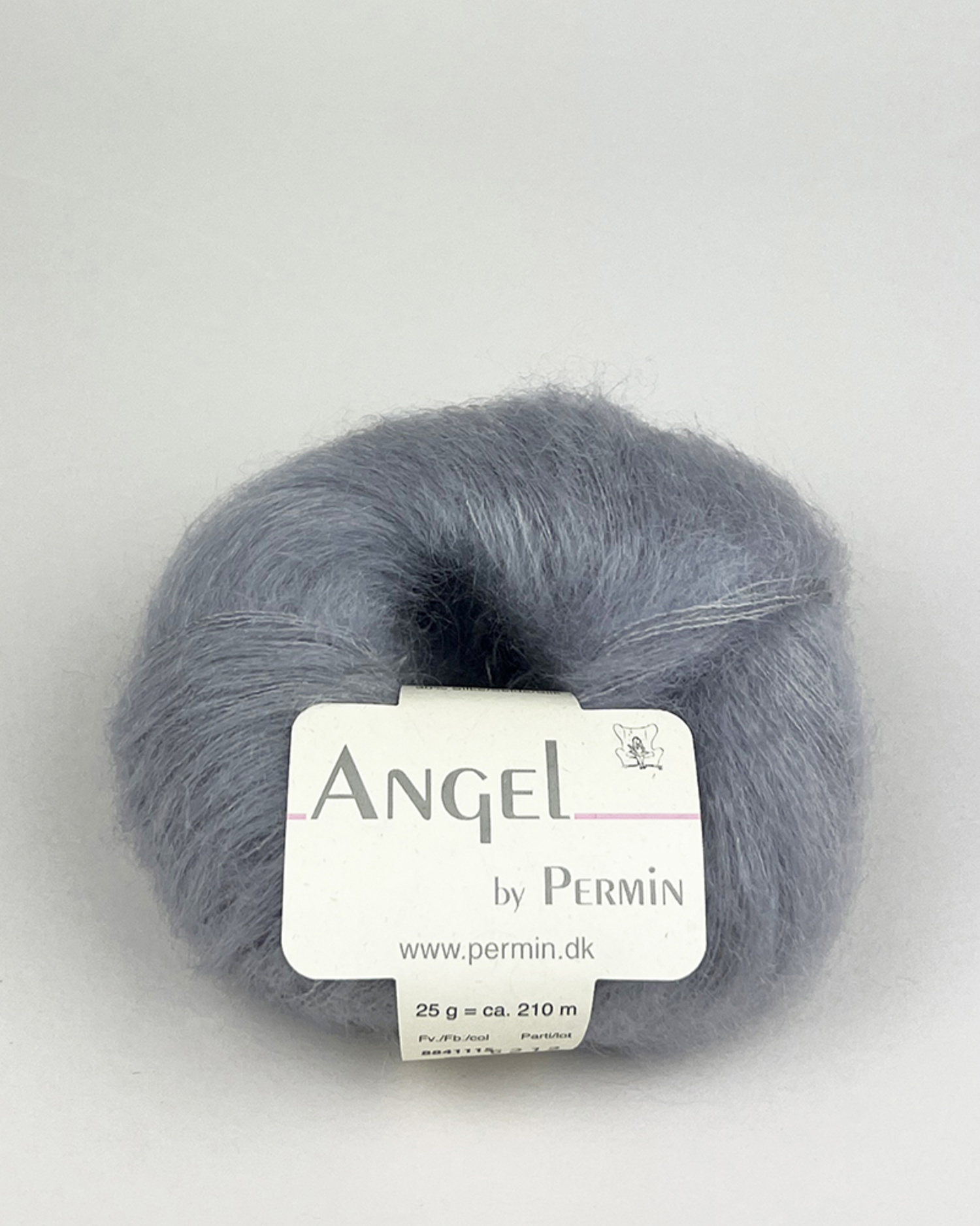 Angel Permin - Mohair og silkegarn - 8841115 Tågeskov Angel Permin - Mohair og silkegarn - 8841115 Tågeskov