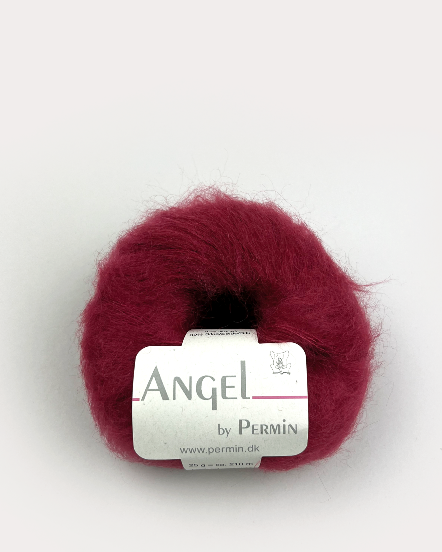Angel Permin - Mohair og silkegarn - 884138 Wine Angel Permin - Mohair og silkegarn - 884138 Wine