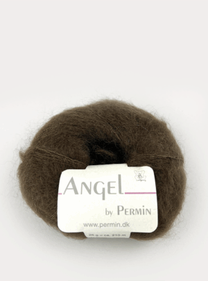 Angel Permin - Mohair og silkegarn - 884171 Oliv/brun