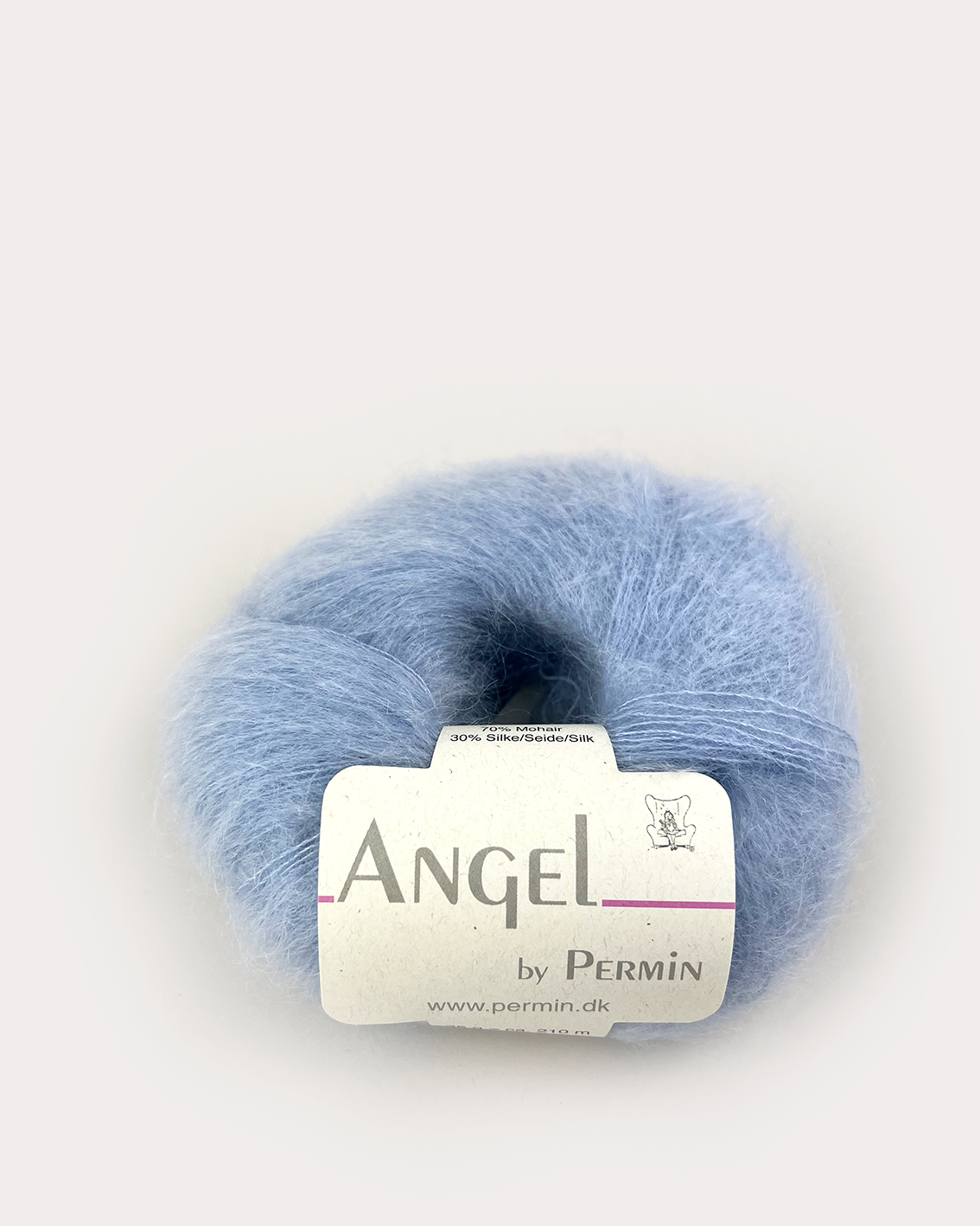 Angel Permin - Mohair og silkegarn - 884181 Lyse Blå Angel Permin - Mohair og silkegarn - 884181 Lyse Blå