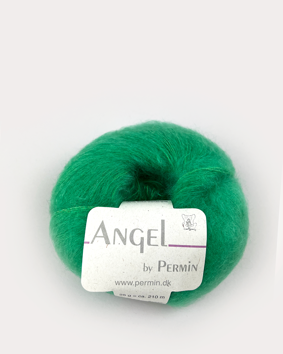 Angel Permin - Mohair og silkegarn - 884190 Sport grøn Angel Permin - Mohair og silkegarn - 884190 Sport grøn