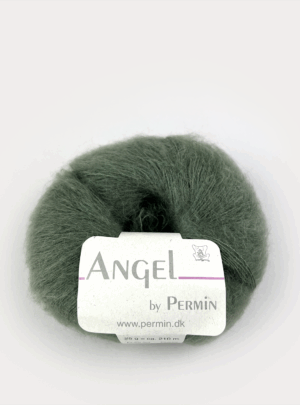 Angel Permin - Mohair og silkegarn - 884192 Army