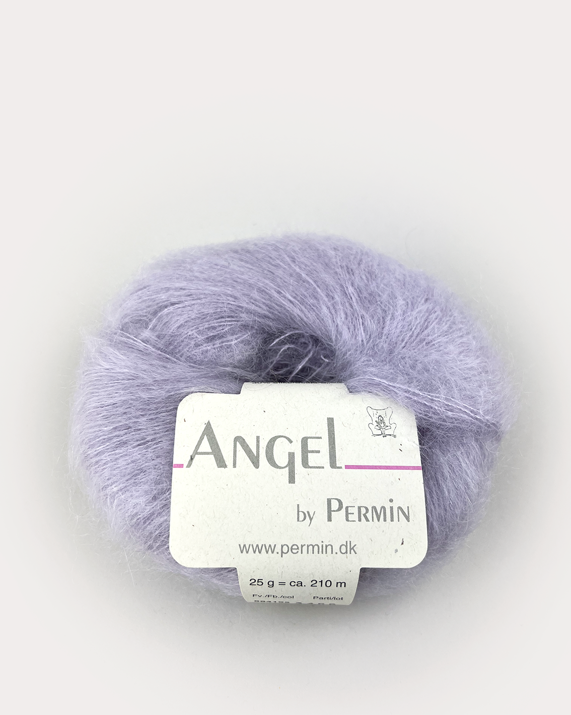 Angel Permin - Mohair og silkegarn - 884195 Sart violet Angel Permin - Mohair og silkegarn - 884195 Sart violet
