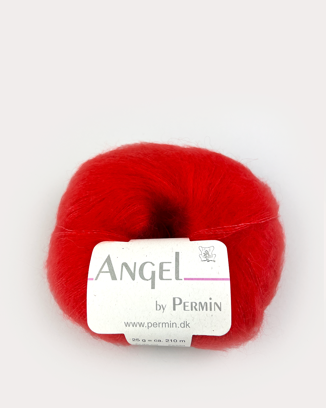 Angel Permin - Mohair og silkegarn - 884196 Cinnober Rød Angel Permin - Mohair og silkegarn - 884196 Cinnober Rød
