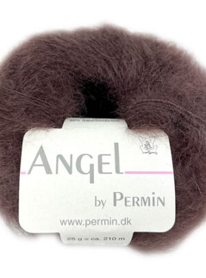 Angel Permin - Mohair og silkegarn - 884197 Mørk Chokolade