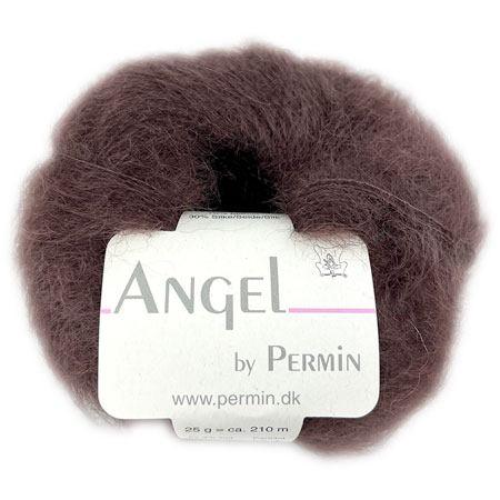 Angel Permin - Mohair og silkegarn - 884197 Mørk Chokolade Angel Permin - Mohair og silkegarn - 884197 Mørk Chokolade