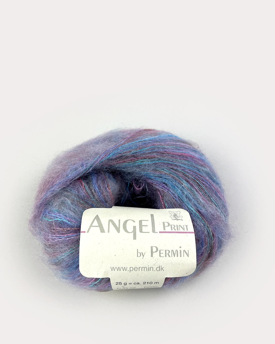 Angel Permin - Mohair og silkegarn - 884754 Print Pastel Angel Permin - Mohair og silkegarn - 884754 Print Pastel