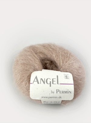 Angel Permin - Mohair og silkegarn - fv 884131 Pastel Puder