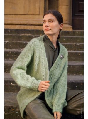 Cardigan, Superkid Seta, Setasuri af Lana Grossa - Cardigan Strikkeopskrift Str. 36-50