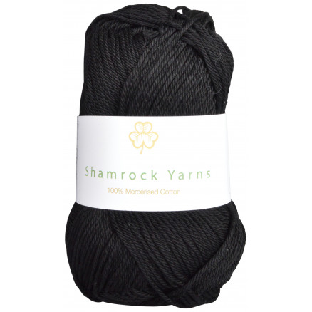 Shamrock Yarns 100% Mercerised Cotton 01 Sort Shamrock Yarns 100% Mercerised Cotton 01 Sort