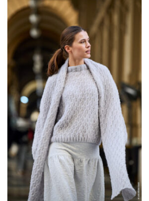 Sweater, Nebbia af Lana Grossa - Sweater Strikkeopskrift Str. 36-50