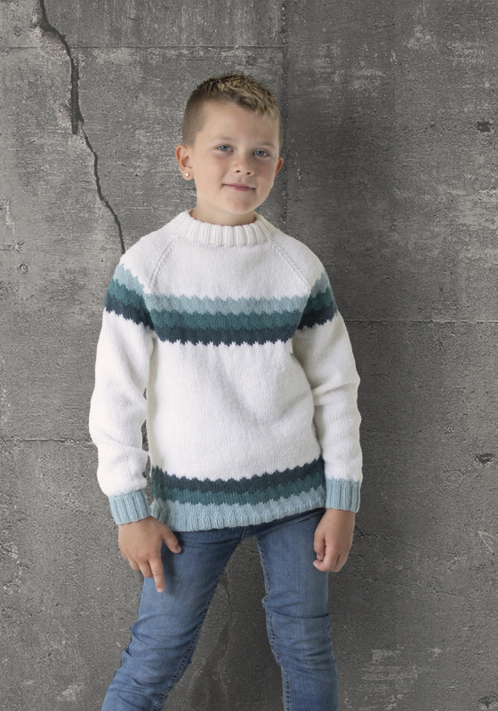 "Akva" Genser - Viking Design 2131-4 Kit - 1-12 År - Viking Alpaca Storm, fra Viking "Akva" Genser - Viking Design 2131-4 Kit - 1-12 År - Viking Alpaca Storm, fra Viking