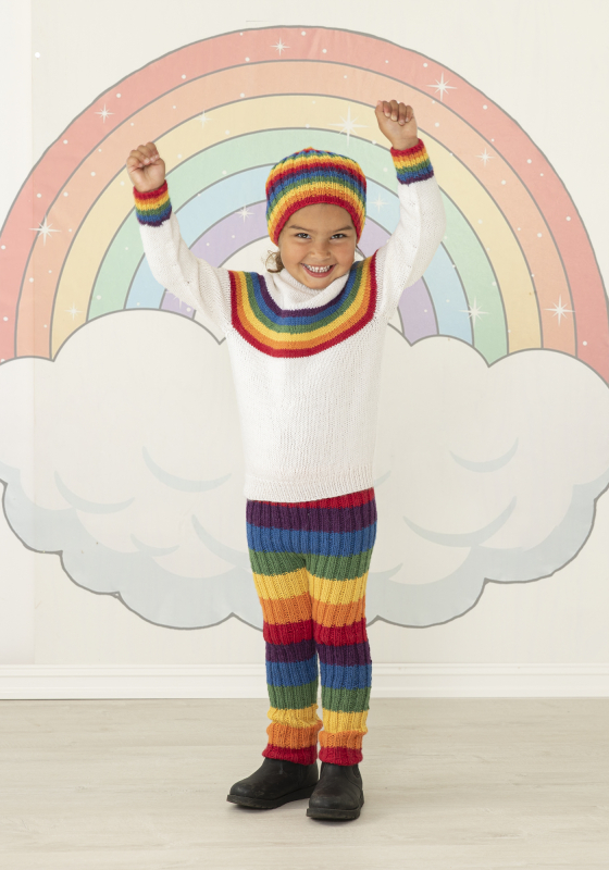 "Alt bliver godt" Genser, bukser og hue - Viking Design 2131-3A Kit - 2-12 År - Viking Alpaca Storm, fra Viking "Alt bliver godt" Genser, bukser og hue - Viking Design 2131-3A Kit - 2-12 År - Viking Alpaca Storm, fra Viking