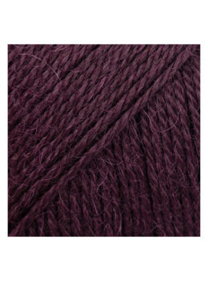 Drops Alpaca Garn Unicolor 9044 Mørk Drue