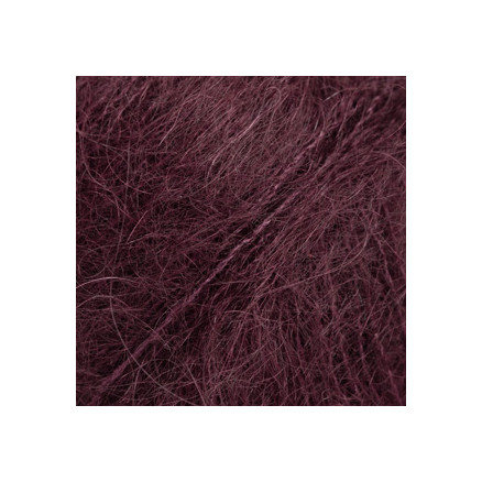 Drops Kid-Silk Garn Unicolor 71 Mørk Drue Drops Kid-Silk Garn Unicolor 71 Mørk Drue
