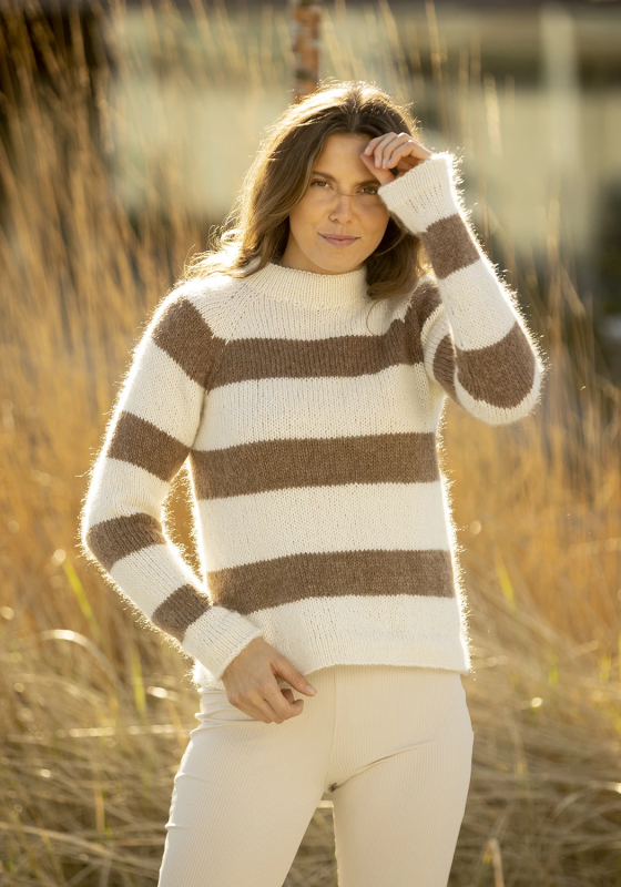 "Era" Genser - Viking Design 2312-3 Kit - XS-XXL - Viking Alpaca Storm & Viking kid silk, fra Viking "Era" Genser - Viking Design 2312-3 Kit - XS-XXL - Viking Alpaca Storm & Viking kid silk, fra Viking