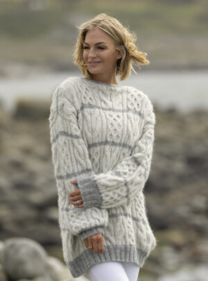 "Jæren" Genser - Viking Design 2519-10 Kit - XS-XL - Viking Alpaca Bris, fra Viking