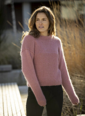 "Joy" Genser - Viking Design 2313-2 Kit - XS-XXL - Viking Alpaca Storm & Viking kid silk, fra Viking