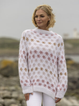 "Myrull" Genser - Viking Design 2519-4 Kit - XS-XXL - Viking Alpaca Bris, fra Viking