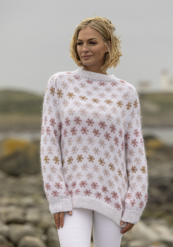 "Myrull" Genser - Viking Design 2519-4 Kit - XS-XXL - Viking Alpaca Bris, fra Viking "Myrull" Genser - Viking Design 2519-4 Kit - XS-XXL - Viking Alpaca Bris, fra Viking