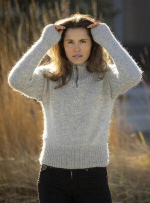 "Nor" Genser - Viking Design 2312-2 Kit - XS-XXL - Viking Alpaca Storm & Viking kid silk, fra Viking