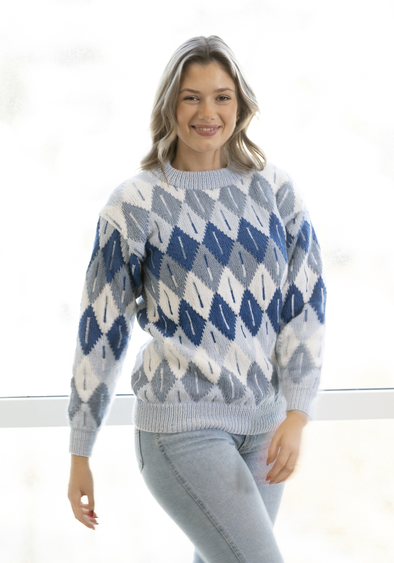 "Syrup" Genser - Viking Design 2306-2 Kit - XS-XXL - Viking Alpaca Storm, fra Viking "Syrup" Genser - Viking Design 2306-2 Kit - XS-XXL - Viking Alpaca Storm, fra Viking