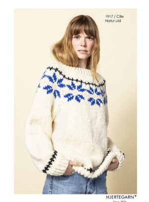 1917/Cille - Strikkeopskrift - Strikkekit Str L strikkekits