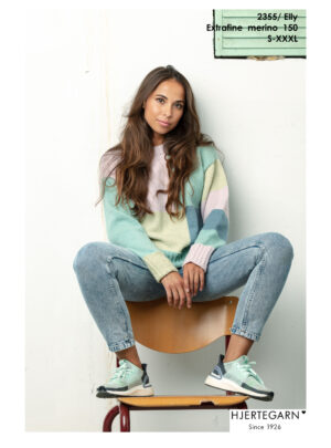 2355/Elly - Strikkeopskrift - Strikkekit 2355/Elly - Str XXXL Strikkekit