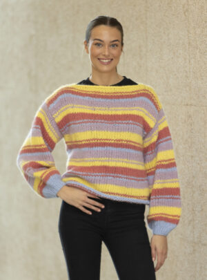 "Bessie" genser - Viking Design 2340-14 Kit - XS-XXL - Viking Alpaca Bris, fra Viking