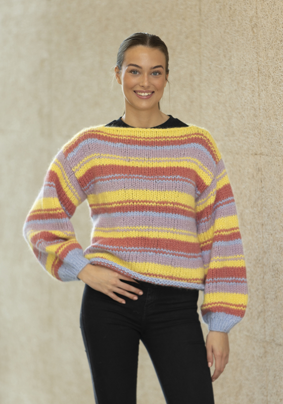 "Bessie" genser - Viking Design 2340-14 Kit - XS-XXL - Viking Alpaca Bris, fra Viking "Bessie" genser - Viking Design 2340-14 Kit - XS-XXL - Viking Alpaca Bris, fra Viking