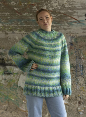 "Broke" genser - Viking Design 2337-17B Kit - XS-XXL - Viking Alpaca Bris Multi , fra Viking