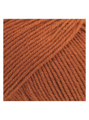 Drops Cotton Merino Garn Unicolor 25 Rust