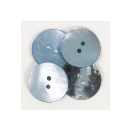 Drops Knap Rund Blå 20mm 612 - 50 stk Drops Knap Rund Blå 20mm 612 - 50 stk