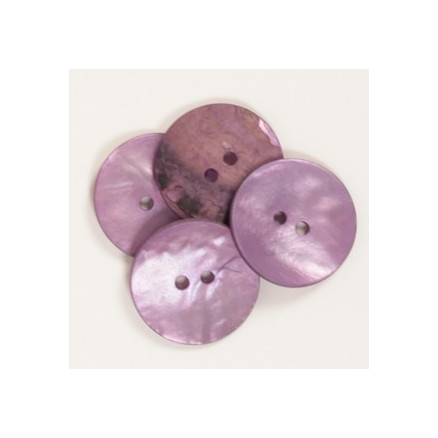 Drops Knap Rund Lilla 20mm 609 - 50 stk Drops Knap Rund Lilla 20mm 609 - 50 stk