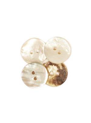 Drops Perlemorknap m/hul 15mm 521- 100 stk