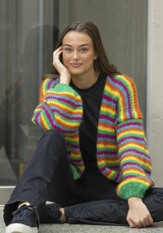 "Ginny" cardigan - Viking Design 2340-8 Kit - XS-XL - Viking Alpaca Bris, fra Viking "Ginny" cardigan - Viking Design 2340-8 Kit - XS-XL - Viking Alpaca Bris, fra Viking