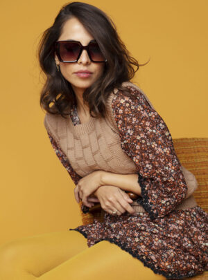 Hjertegarn strikkekit/strikkeopskrift 2536 Lene med Armonia garn Hjertegarn strikkekit 2536 Lene med Armonia garn Str M