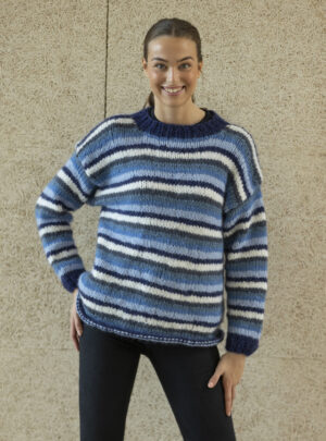 "Jaslin" genser - Viking Design 2340-11 Kit - XS-XL - Viking Alpaca Bris, fra Viking