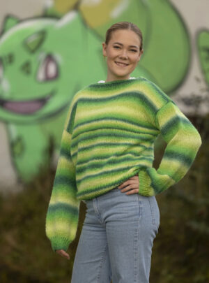 "Kulør" genser - Viking Design 2337-16 Kit - XS-XXL - Viking Alpaca Bris Multi, fra Viking