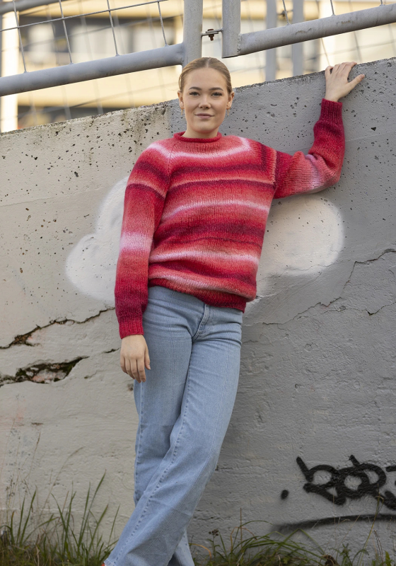 "Maroon" genser - Viking Design 2337-5A Kit - XS-XXL - Viking Alpaca Bris Multi, fra Viking "Maroon" genser - Viking Design 2337-5A Kit - XS-XXL - Viking Alpaca Bris Multi, fra Viking