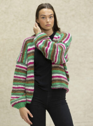 "Nel" cardigan - Viking Design 2340-6 Kit - XS-XL - Viking Alpaca Bris, fra Viking