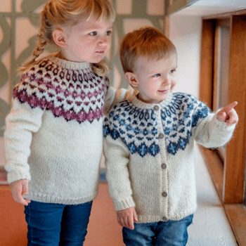 36-17 Flói i Létt Lopi - Opskrifter til Letlopi > Børn - Nordiskgarn