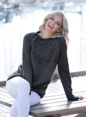 "Blege" Genser - Viking Design 1811-5B Kit - XS-XXL - Viking Alpaca Bris, fra Viking