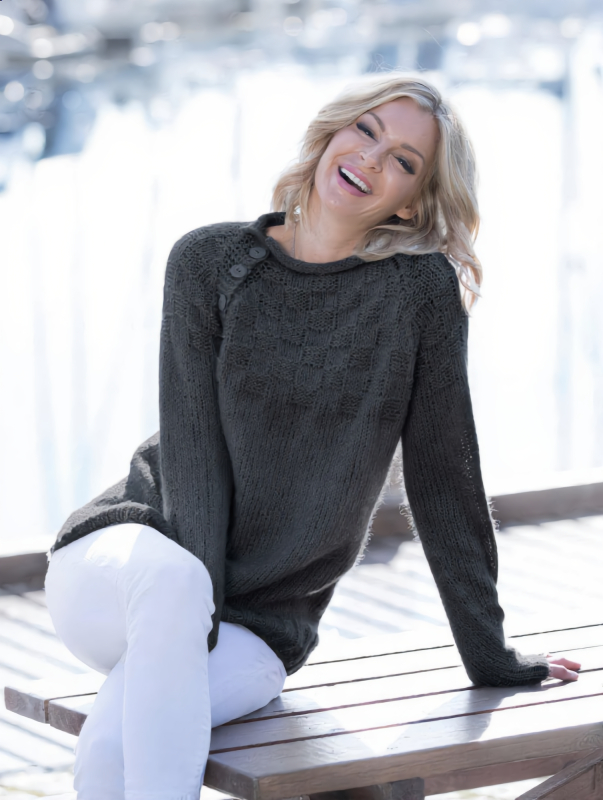 "Blege" Genser - Viking Design 1811-5B Kit - XS-XXL - Viking Alpaca Bris, fra Viking "Blege" Genser - Viking Design 1811-5B Kit - XS-XXL - Viking Alpaca Bris, fra Viking