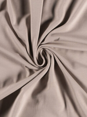 Bomuldsjersey Økologisk Stof 150cm 52 Beige - 50cm