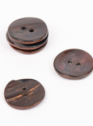Drops Knap Buet Brun 18mm 818- 50 stk