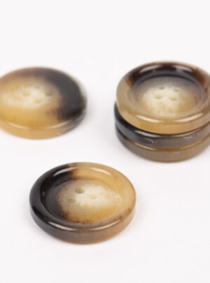 Drops Knap Imiteret Horn (Brændt) 23mm 707 - 50 stk