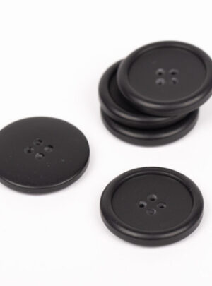 Drops Knap Mat Sort 23mm 815 - 50 stk