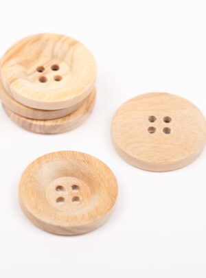 Drops Knap Oliventræ (Lys) 23mm 811 - 50 stk