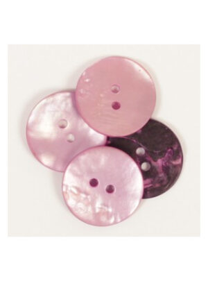 Drops Knap Rund Pink 20mm 608 - 50 stk
